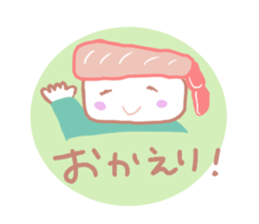 I love sushi  in case of CRABGIRL sticker #1034443