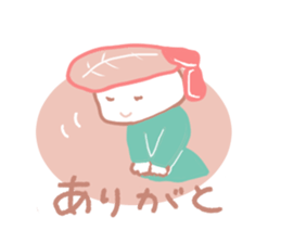 I love sushi  in case of CRABGIRL sticker #1034444