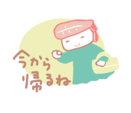 I love sushi  in case of CRABGIRL sticker #1034448