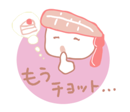 I love sushi  in case of CRABGIRL sticker #1034449