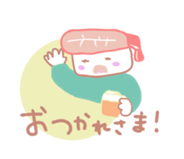 I love sushi  in case of CRABGIRL sticker #1034450