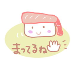 I love sushi  in case of CRABGIRL sticker #1034454