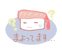I love sushi  in case of CRABGIRL sticker #1034466