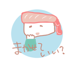 I love sushi  in case of CRABGIRL sticker #1034468