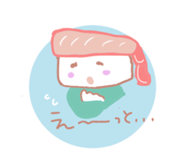 I love sushi  in case of CRABGIRL sticker #1034471