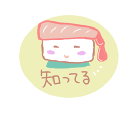 I love sushi  in case of CRABGIRL sticker #1034472