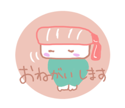 I love sushi  in case of CRABGIRL sticker #1034477
