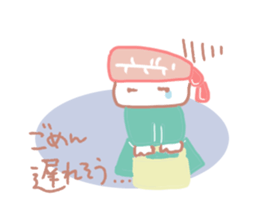 I love sushi  in case of CRABGIRL sticker #1034479