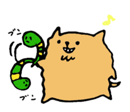 maron&snake toy sticker #1034518