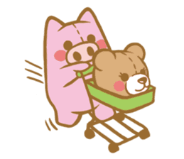 Kumayan and Booyan sticker #1034541