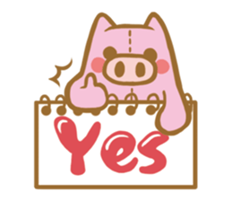 Kumayan and Booyan sticker #1034556