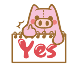 Kumayan and Booyan sticker #1034556