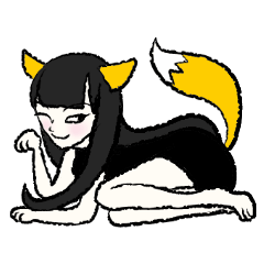 Fox girl & Raccoon dog girl