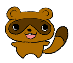 Fox girl & Raccoon dog girl sticker #1034763