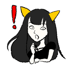 Fox girl & Raccoon dog girl sticker #1034787