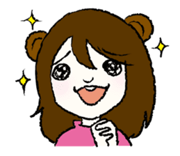 Fox girl & Raccoon dog girl sticker #1034789