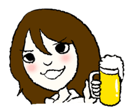 Fox girl & Raccoon dog girl sticker #1034790