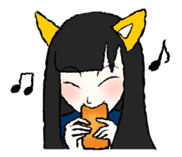 Fox girl & Raccoon dog girl sticker #1034792