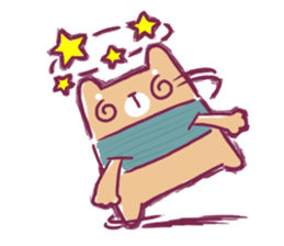 Yarn cat Mi-yarn sticker #1034914