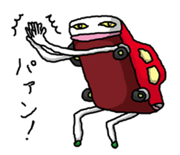 Red Car sticker #1035762