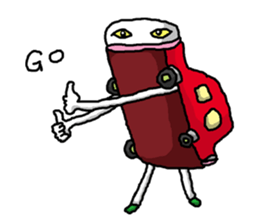 Red Car sticker #1035763