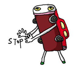 Red Car sticker #1035764