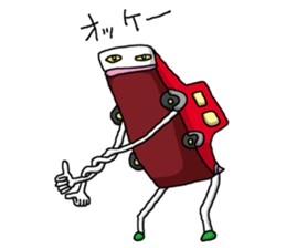 Red Car sticker #1035766