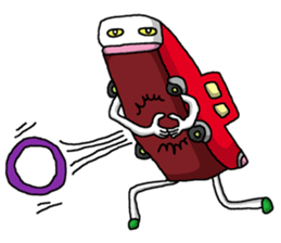 Red Car sticker #1035769