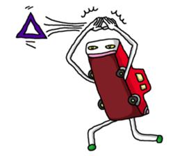 Red Car sticker #1035770