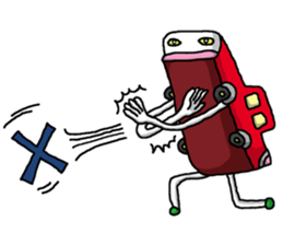 Red Car sticker #1035771