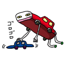 Red Car sticker #1035776