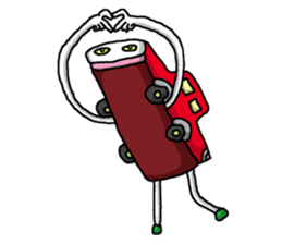 Red Car sticker #1035780