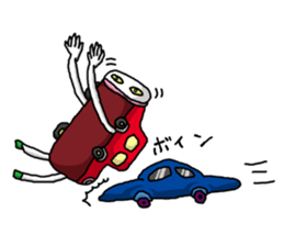 Red Car sticker #1035783