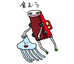 Red Car sticker #1035785