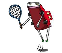 Red Car sticker #1035791