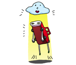 Red Car sticker #1035800