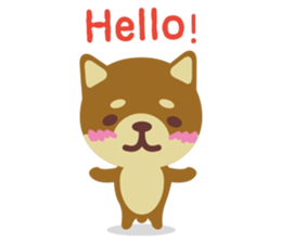 Lovely Shiba Inu sticker #1035962