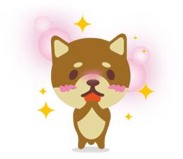 Lovely Shiba Inu sticker #1035970