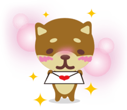 Lovely Shiba Inu sticker #1035971