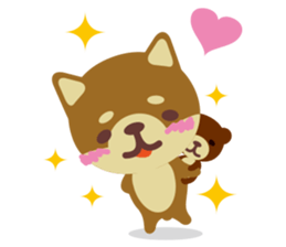 Lovely Shiba Inu sticker #1035975