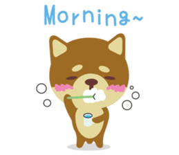 Lovely Shiba Inu sticker #1035981