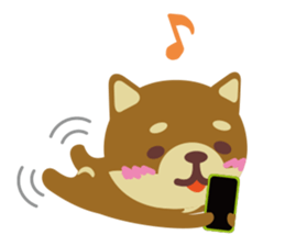 Lovely Shiba Inu sticker #1035984