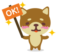 Lovely Shiba Inu sticker #1035988