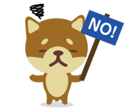Lovely Shiba Inu sticker #1035989