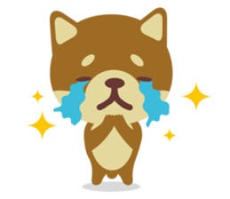 Lovely Shiba Inu sticker #1035991