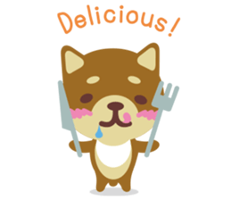 Lovely Shiba Inu sticker #1035992