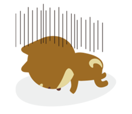 Lovely Shiba Inu sticker #1035995