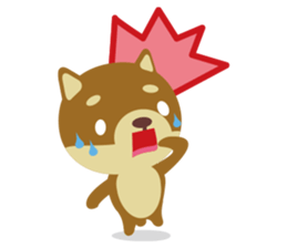Lovely Shiba Inu sticker #1035997