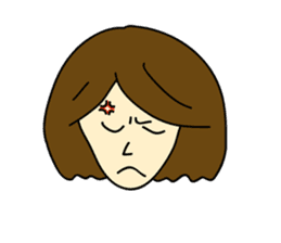 20 expressive face 2 times sticker #1036148