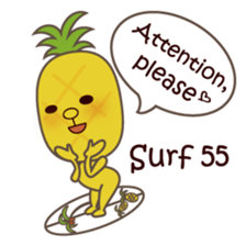 Pine attendant surf55 sticker #1036242